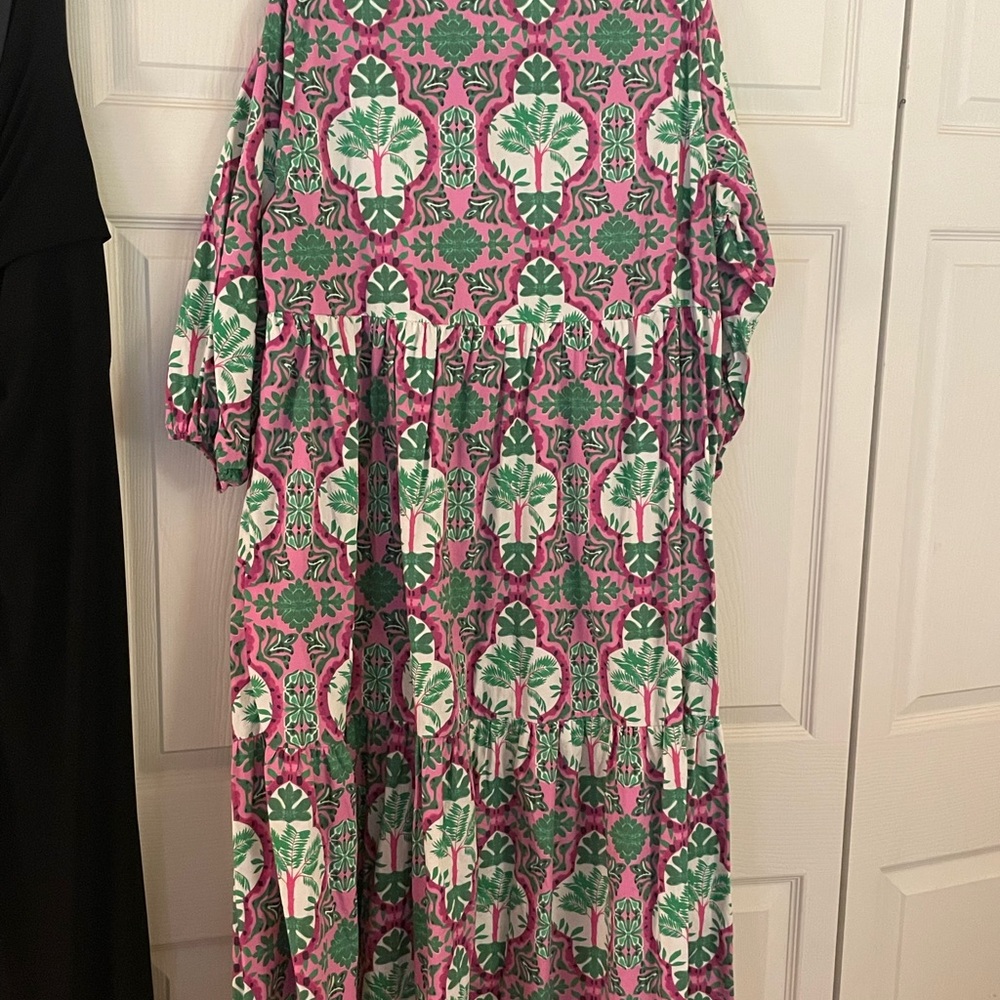 Maeve by Anthropologie “The Bettina” Tiered Shirt Dress - Picture 3 of 9